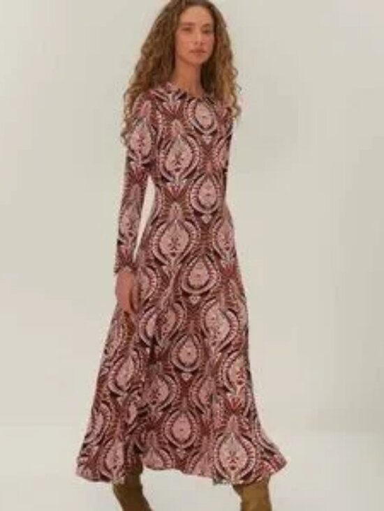 FARM Rio Dresses & Skirts - NWT Womens Farm Rio (Item- 625) Multicolor Pineapple Jewelry Maxi Dress XS